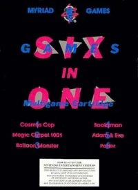 Six Games in One Multigame Cartridge