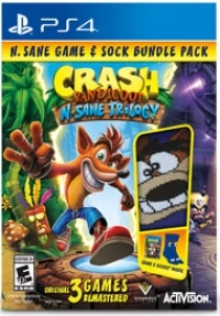 Crash Bandicoot N. Sane Trilogy (N. Sane Game & Sock Bundle Pack)
