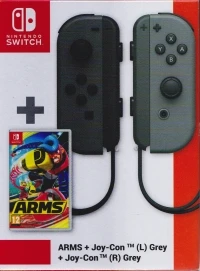 Arms + Joy-Con (L) Grey + Joy-Con (R) Grey