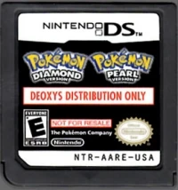 Pokémon Diamond Version / Pokémon Pearl Version: Deoxys Distribution