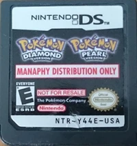 Pokémon Diamond Version / Pokémon Pearl Version: Manaphy Distribution