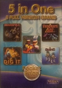 5 in One: 5 Full Version Games: Swarm / Vanguard Ace / Kart Challenge / Dig It / Guimo