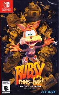 Bubsy: Paws on Fire! - Limited Edition (brown cast cover)