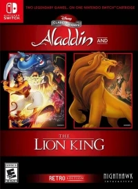 Disney Classic Games: Aladdin and The Lion King - Retro Edition (plastic case)