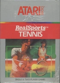 RealSports Tennis (Atari, Corp. / Printed in Hong Kong/Made in China)