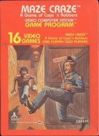 Maze Craze (orange box / picture label cartridge)