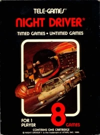 Night Driver (black box / Atari, Inc. 1980)
