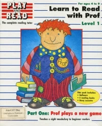 Play and Read: Learn to Read with Prof Level 1 Part One