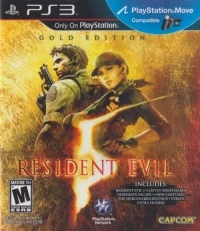 Resident Evil 5: Gold Edition (PlayStation Move text / short text line / Limited Warranty booklet)