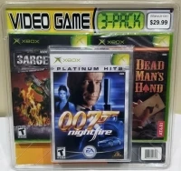 Video Game 3-Pack: James Bond 007: Nightfire / Army Men: Sarge's War / Dead Man's Hand