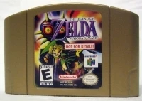 Legend of Zelda, The: Majora's Mask (Not for Resale, gold cart)