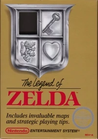 Legend of Zelda, The (3 screw cartridge / Nintendo® / Made in Japan / REV-A / NES-ZL-USA)