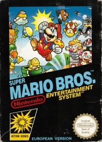 Super Mario Bros. (European Version / Action Series / NES-SM-EEC SCN cart)