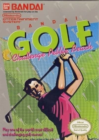 Bandai Golf: Challenge Pebble Beach (oval seal)