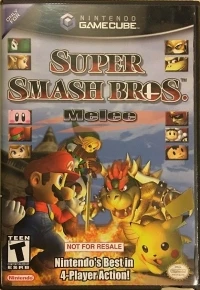 Super Smash Bros. Melee (Not for Resale front)