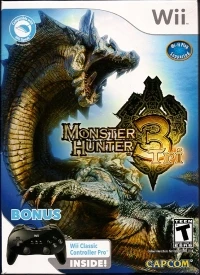 Monster Hunter Tri (Bonus Wii Classic Controller Pro Inside)