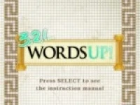 3, 2, 1... Words Up!