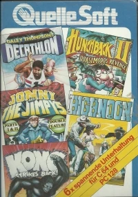 Daley Thompson's Decathlon / Hunchback II: Quasimodo's Revenge, Jonny and the Jimpys Parts I & II / High Noon / Kong Str