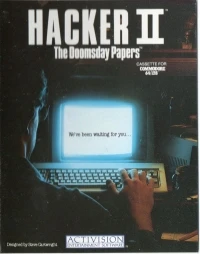 Hacker II: The Doomsday Papers (Activision / cassette)