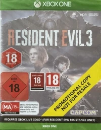 Resident Evil 3 (Not for Resale)